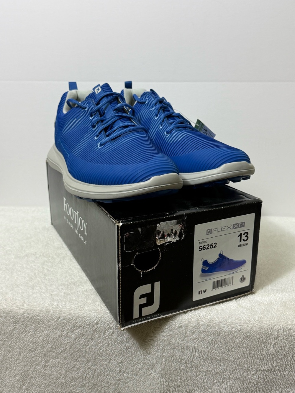 FootJoy Men's Royal Blue Athletic Golf Shoes